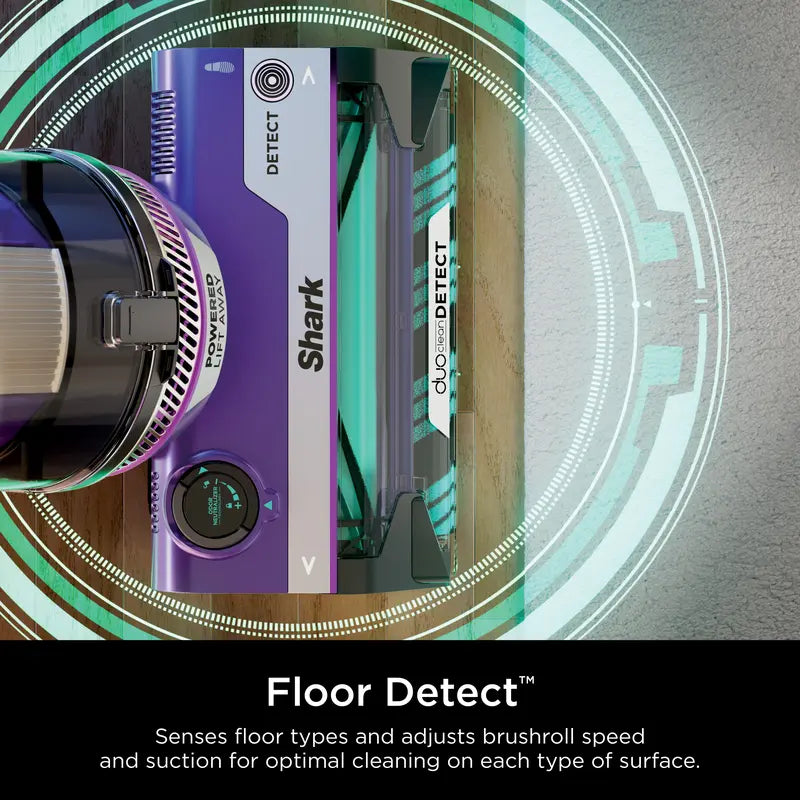 Shark POWERDETECT Upright Vacuum with DuoClean Detect Technology - AZ4002