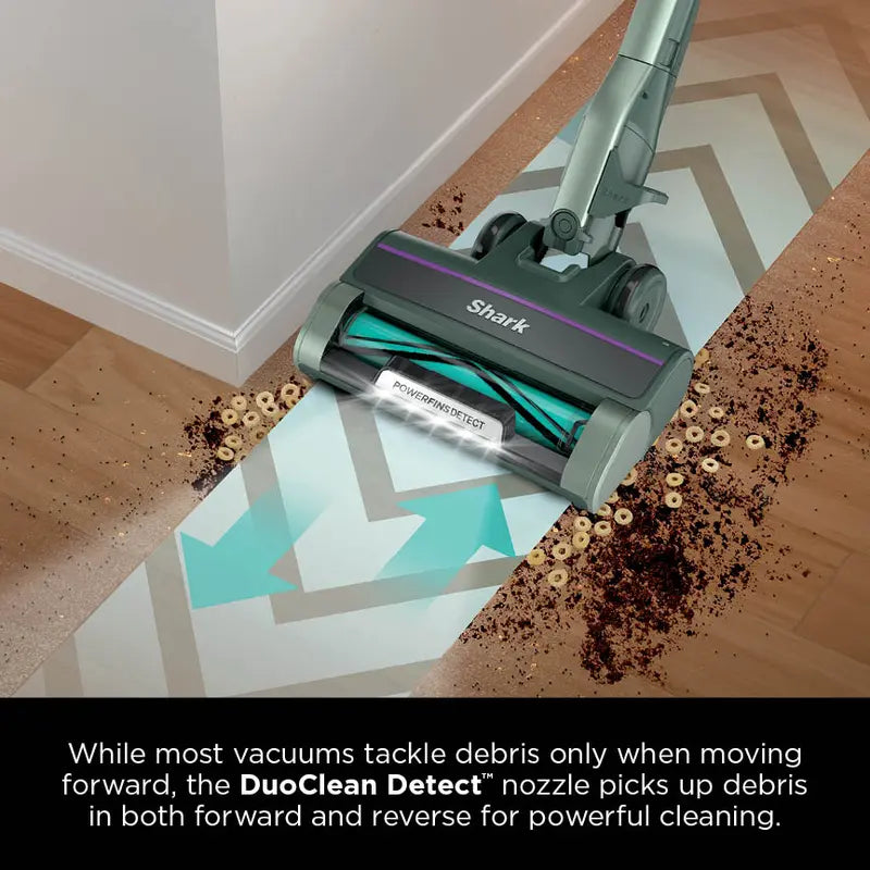Shark Detect Ultralight Corded Stick Vacuum with Direction Detect and Self-Cleaning Brushroll - HZ752