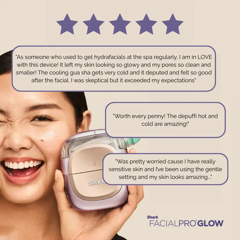 Shark FacialPro Glow At Home Hydro-Powered Facial System - FH320